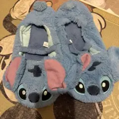スティッチ フリーススリッパ　ルームシューズ