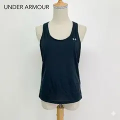 アンダーアーマー HeatGear タンクトップ＆スポーツブラ 2点セット 黒のサムネイル