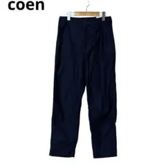 コーエン　COEN　メンズ　コットンパンツ　M　ネイビー　美品のサムネイル
