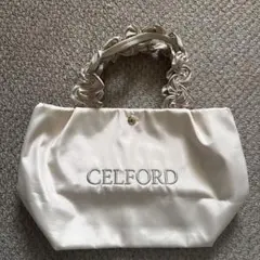 CELFORD ホワイト トートバッグ