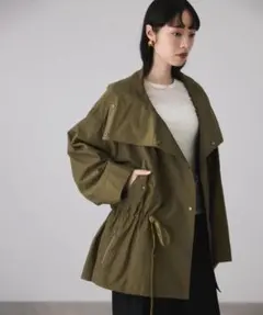 ADAM ET ROPÉ FEMMEスタンドカラードロストブルゾン