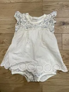ロンパース　花柄　80サイズのサムネイル