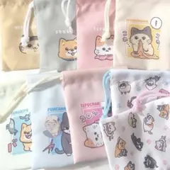 ねこに転生したおじさん　プチ巾着