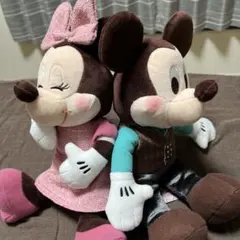 ディズニー ミッキー&ミニー ルビー＆ミントショコラ ペア ぬいぐるみ