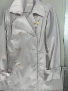 wild 薄いピンク ダブルブレスト トレンチコート