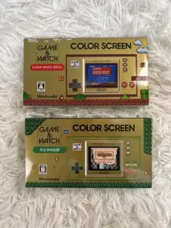 新品未開封 ゲームアンドウォッチ スーパーマリオ ゼルダの伝説 セット