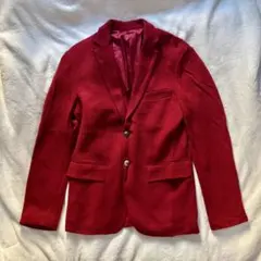 COMME CA ISM 赤 テーラードジャケット S