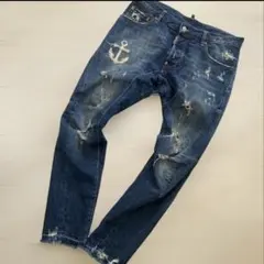 超美品 レア 完売品】DSQUARED2 TIDY BIKER 42 濃紺 - メルカリ