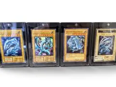遊戯王 PSA9 ブラックマジシャン 青眼の白龍 真紅眼の黒竜 3枚 - メルカリ