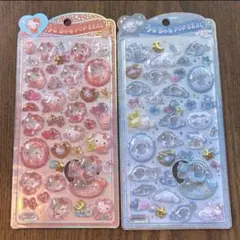 うるちゅるポップシール サンリオ キティ シナモン 2点まとめセット