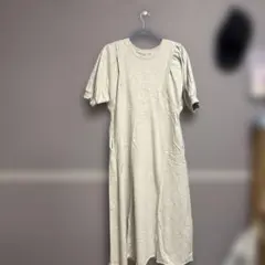PAGEBOY グレー 半袖カットソーワンピース
