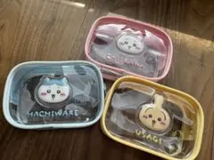 ちいかわ・ハチワレ・うさぎ　ぷっくりクリアポーチ