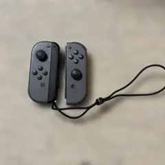 Nintendo Switch ジョイコン グレー ストラップ付き