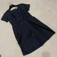 美品☆ランバンオンブルー　ワンピース　カシミヤ　38 日本製　クリーニング済