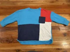 パッチワークデザイン トレーナー