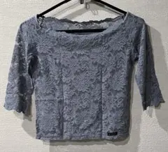 ボートネックトップス　フリーサイズ