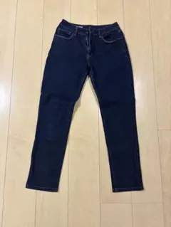 無印レディースデニム　slim straight