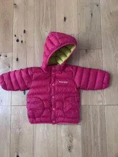 モンベル　リバーシブル　ダウン　フード付き