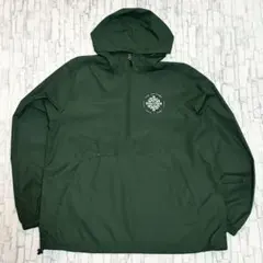 SPORT-TEK US古着 両面プリント ハーフジップ アノラックパーカー L