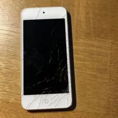 Apple iPod Touch ホワイト ひび割れあり　ジャンク品