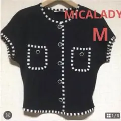 値下げ　MICALADY ミカレディ レトロ　トップス 9号のサムネイル