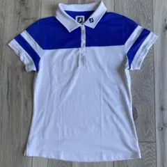 お値下げ！フットジョイFJ レディース ポロシャツ 青白
