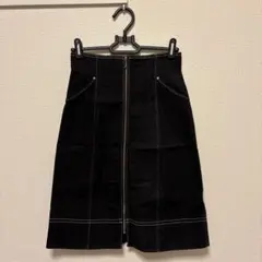 And Couture ブラック デニムタイトスカートのサムネイル