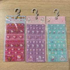 サンリオ　キティちゃんタイルシール三種類セット