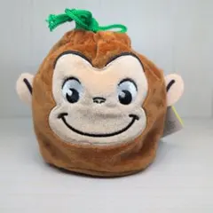 おさるのジョージ ぽってり ぬいぐるみ巾着 ②