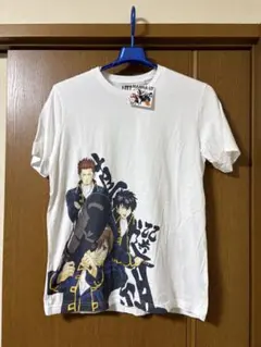 銀魂　真選組　近藤勲 土方十四郎 沖田総悟 Tシャツ ホワイト 半袖