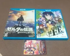 Wii Uソフト２本 ゼルダの伝説 ブレス オブ ザ ワイルド 幻影異聞録