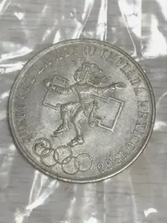 未使用 1968年 メキシコオリンピック 記念硬貨 ケース付き - メルカリ
