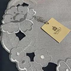 ラスト❤️銀座和光 WAKO テーブルセンター 花柄 刺繍 - メルカリ