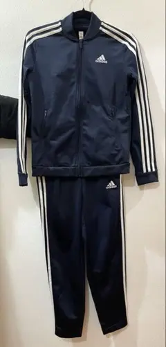 早い者勝ち 美品 adidas セットアップ ネイビー 145〜155