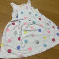 H&M ドット柄 ノースリーブ ワンピース 92cmのサムネイル