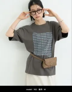 CIAOPANIC TYPY ロゴプリント 半袖Tシャツ チャコールグレー Mのサムネイル