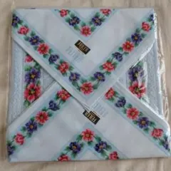 FEILER フェイラー　花柄　ハンカチ　3枚セット