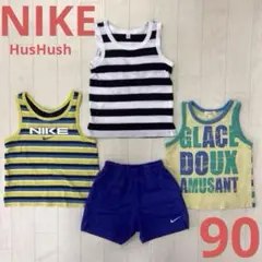 男の子　90 タンクトップ　ハーフパンツ　ナイキ　ボーダー　まとめ売り　夏
