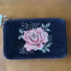 ホットマン ポーチ 綿100% 花柄のサムネイル