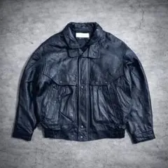 【羊革】90s vintage leather jacket g1 a2 短丈