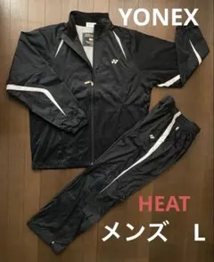 ヨネックス/YONEX HEAT テニス用ウェア上下ブラック　メンズL