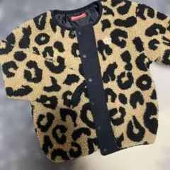 BABYDOLL ヒョウ柄ボアジャケット 120cm