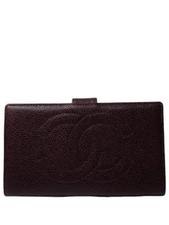 シャネル CHANEL キャビアスキン 財布 がま口 - メルカリ
