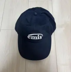 EMIS エミス ロゴキャップ　ネイビー