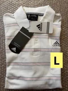 adidas ゴルフウェア　ポロシャツ　メンズ　Lサイズ
