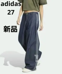 【】ADIBREAK MID RISE WIDE デニムパンツ☆24 adidas】ADIBREAK MID RISE WIDE デニムパンツ☆24 - メルカリ