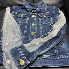 RONI❤️ モデル着用❤️薔薇柄ジャケット❤️ Gジャン❤️130