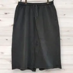 OLD NAVY オールドネイビー スカート スリット L 黒 綿 デイリーのサムネイル