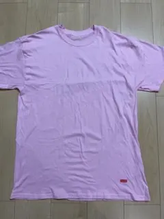 Supreme HanesコラボTシャツ メンズピンク L 1枚
