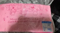 サンリオキャラクターズ　BIGフラットポーチピンク